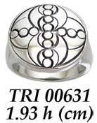 Energy Sterling Silver Ring TRI631