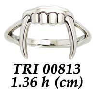 Vampire Teeth Ring TRI813