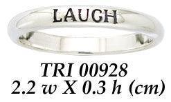 LAUGH Sterling Silver Ring TRI928