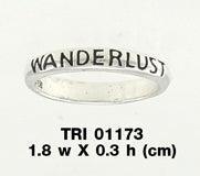 Wanderlust Sterling Silver Ring TRI1173