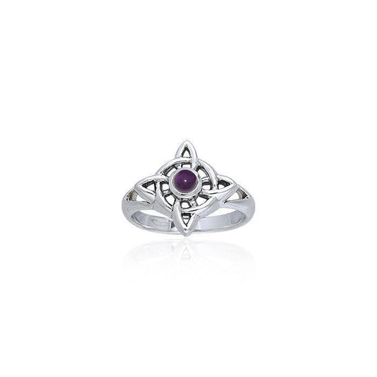 Wheel Of Being Silver Ring TRI059