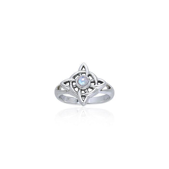 Wheel Of Being Silver Ring TRI059