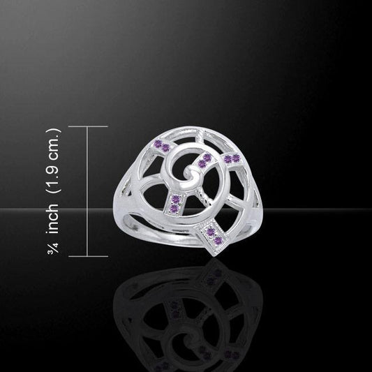 Nautilus Shell Filigree Ring TRI1055