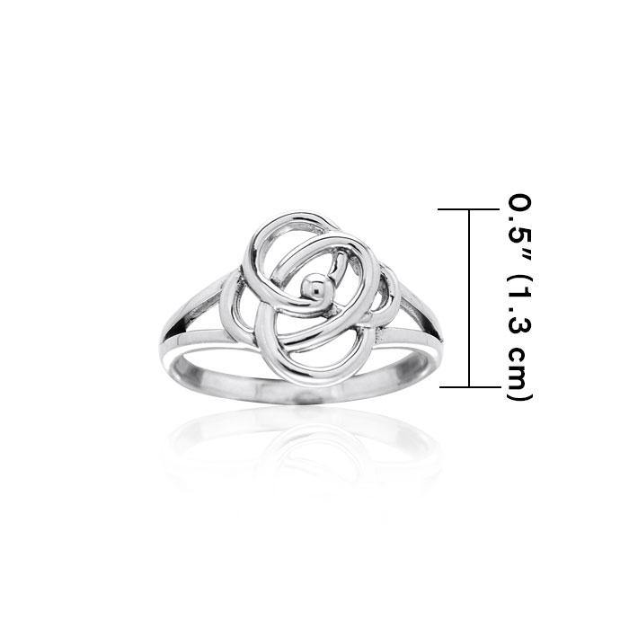 Contemporary Sterling Silver  Ring TRI1124