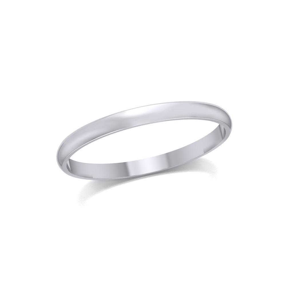 Silver Wedding Band RingTRI1162