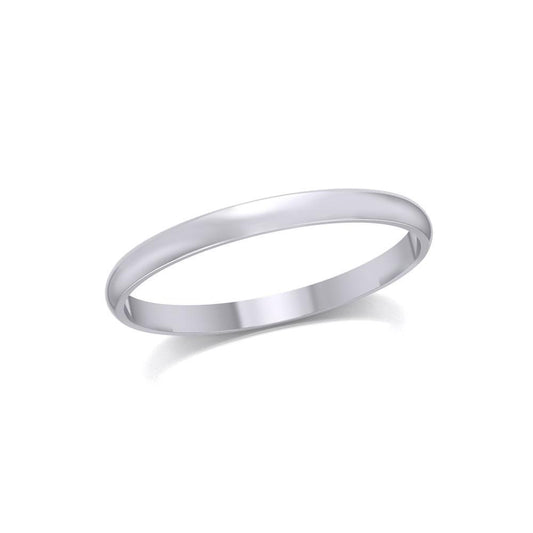 Silver Wedding Band RingTRI1162