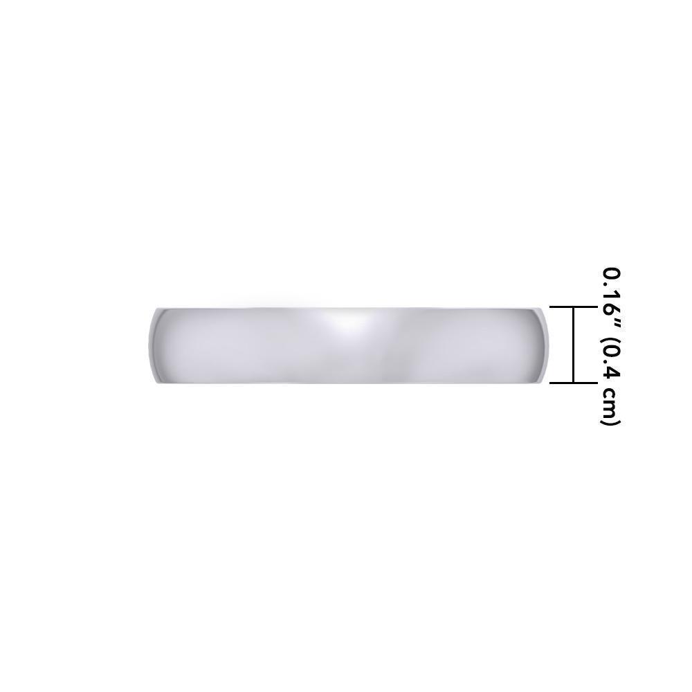 Silver Wedding Band Ring TRI1164