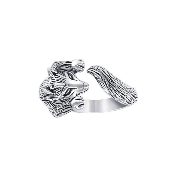 Wolf Silver Ring TRI1323