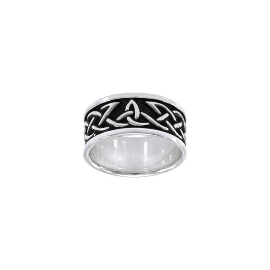 Celtic Knotwork Sterling Silver Ring TRI1404