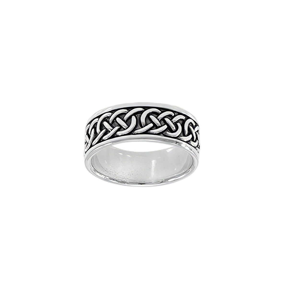 Celtic Knotwork Sterling Silver Ring TRI1406*