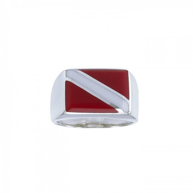 Dive Flag Ring TRI1443