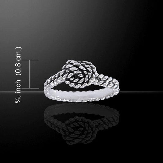 Overhand Knot Rope Ring TRI1465