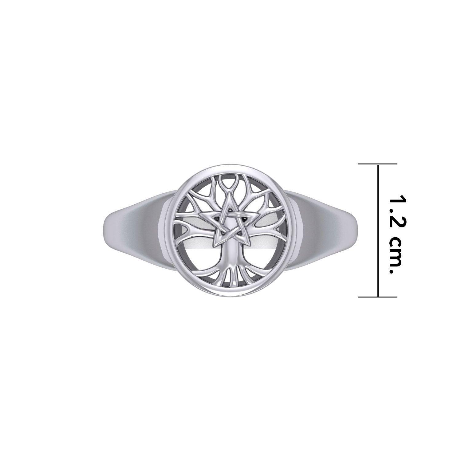 Celtic Tree of Life with Star Ring TRI1535