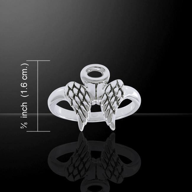 Angel Wings Halo Ring TRI1549
