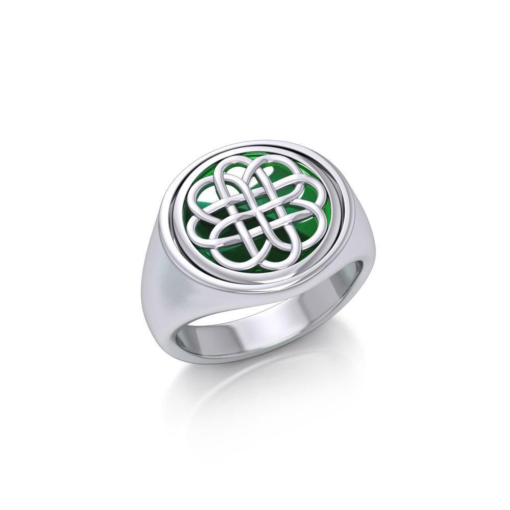 Celtic Knotwork Flip Ring TRI156
