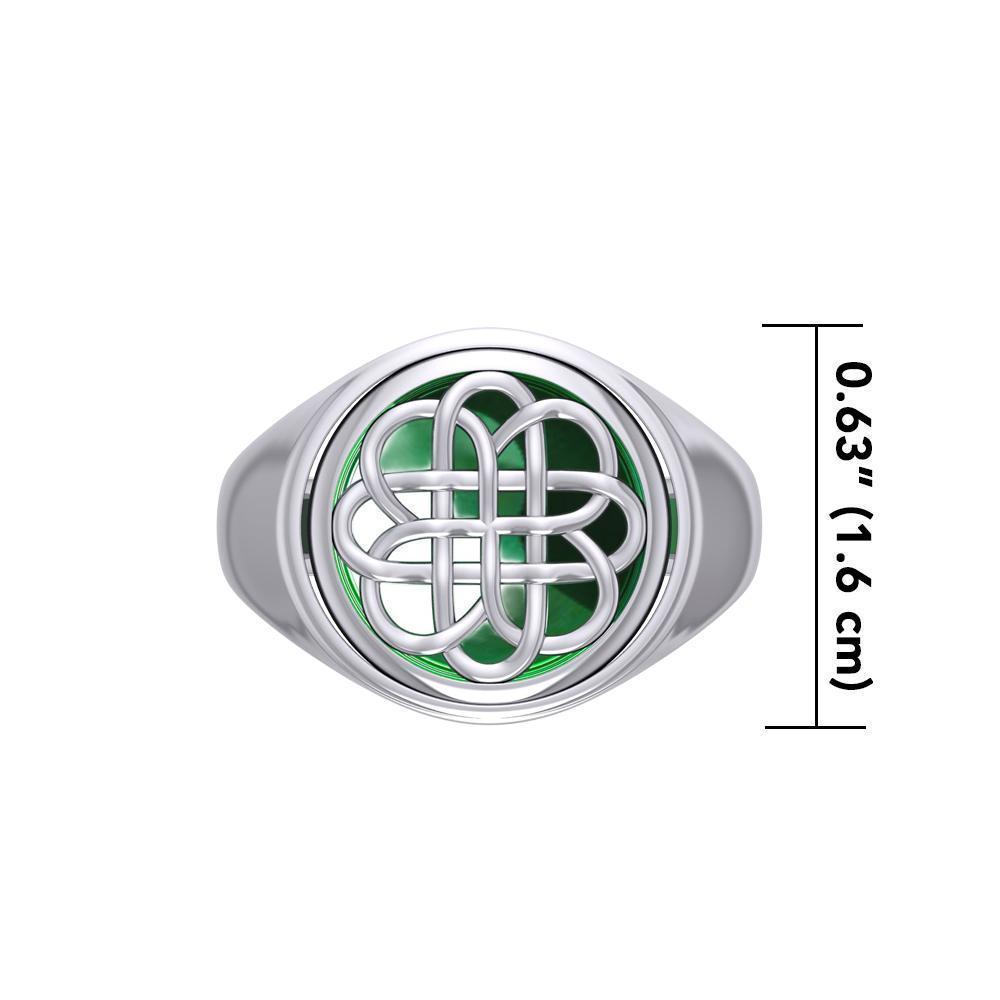 Celtic Knotwork Flip Ring TRI156