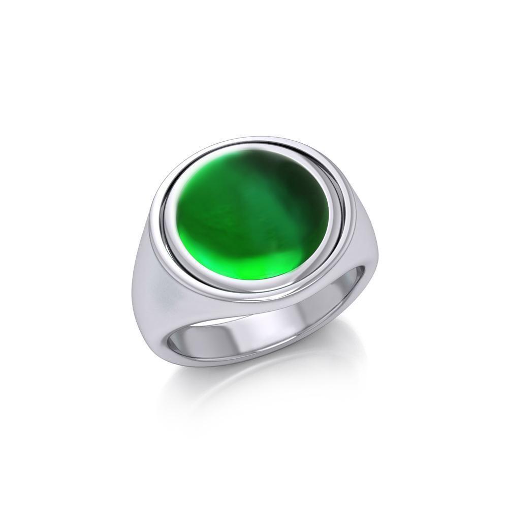 Irish Claddagh Silver Flip Ring TRI157