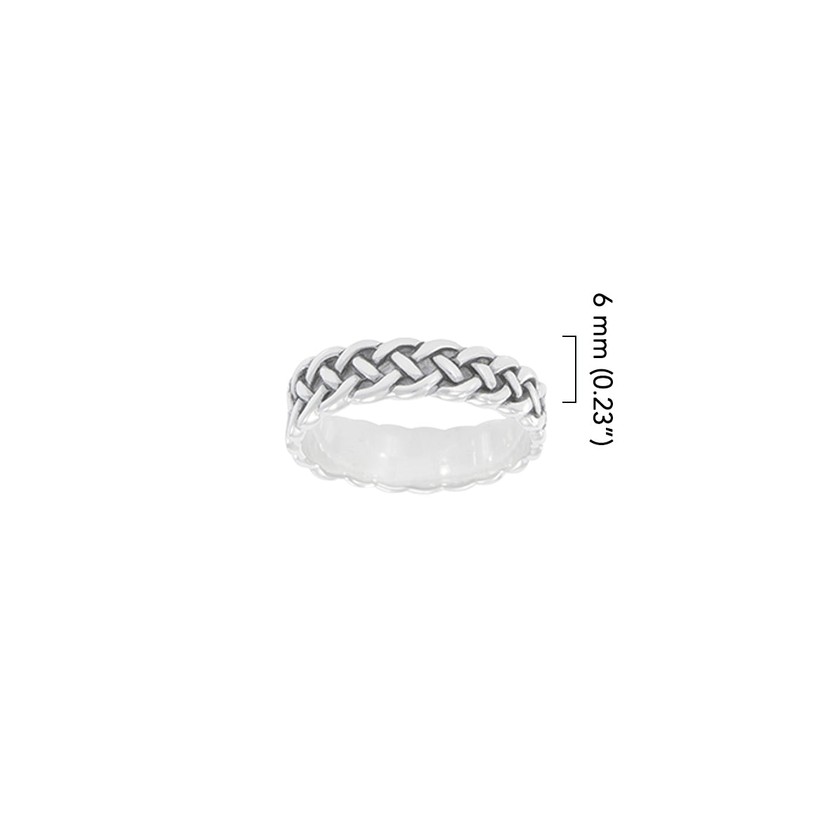 Celtic Knotwork Sterling Silver Ring TRI1587