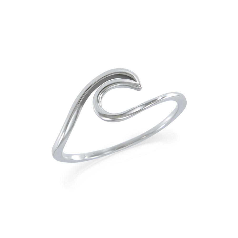 The frothing waves of the sea ~ Sterling Silver Ring TRI1632