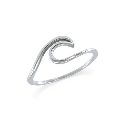 The frothing waves of the sea ~ Sterling Silver Ring TRI1632
