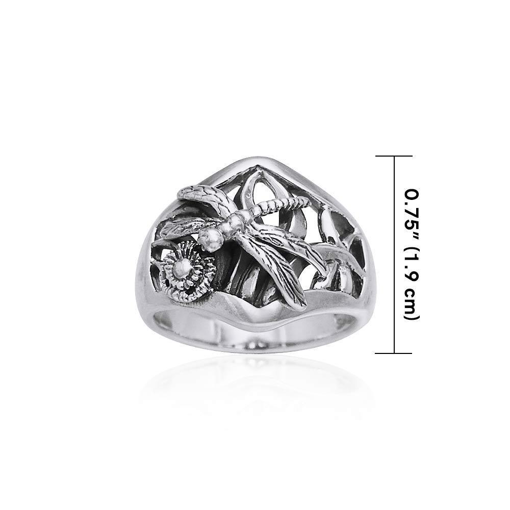 Dragonfly Silver Ring TRI165
