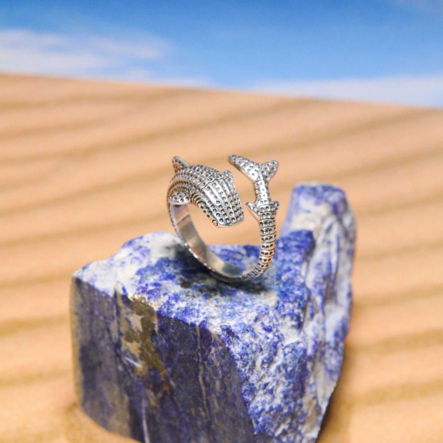 Whale Shark Sterling Silver Ring TRI1652