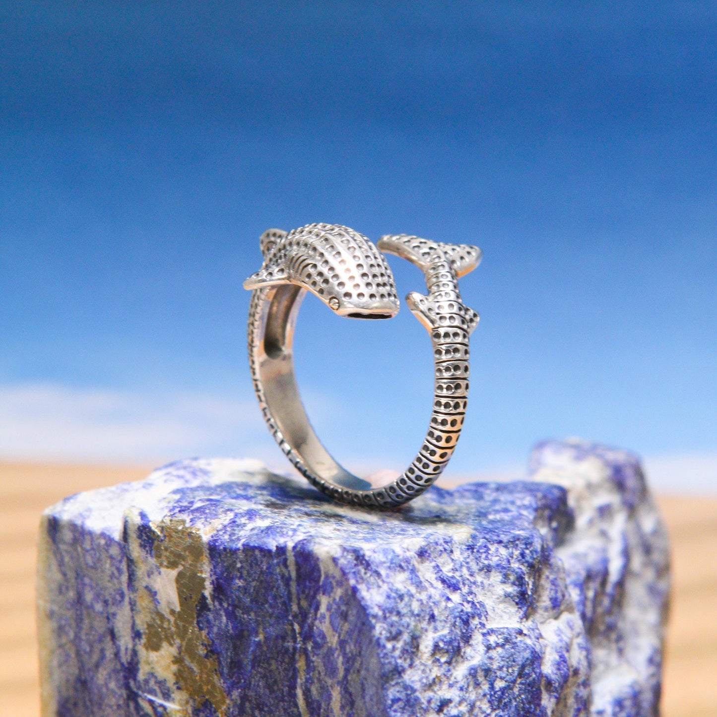 Whale Shark Sterling Silver Ring TRI1652