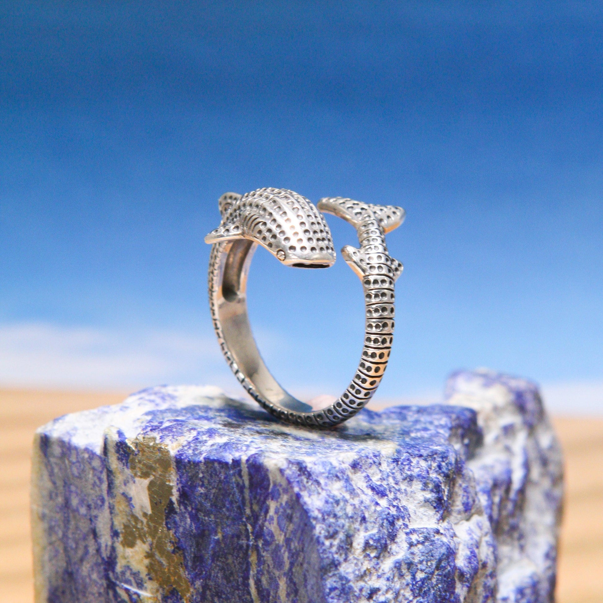 Whale Shark Sterling Silver Ring TRI1652