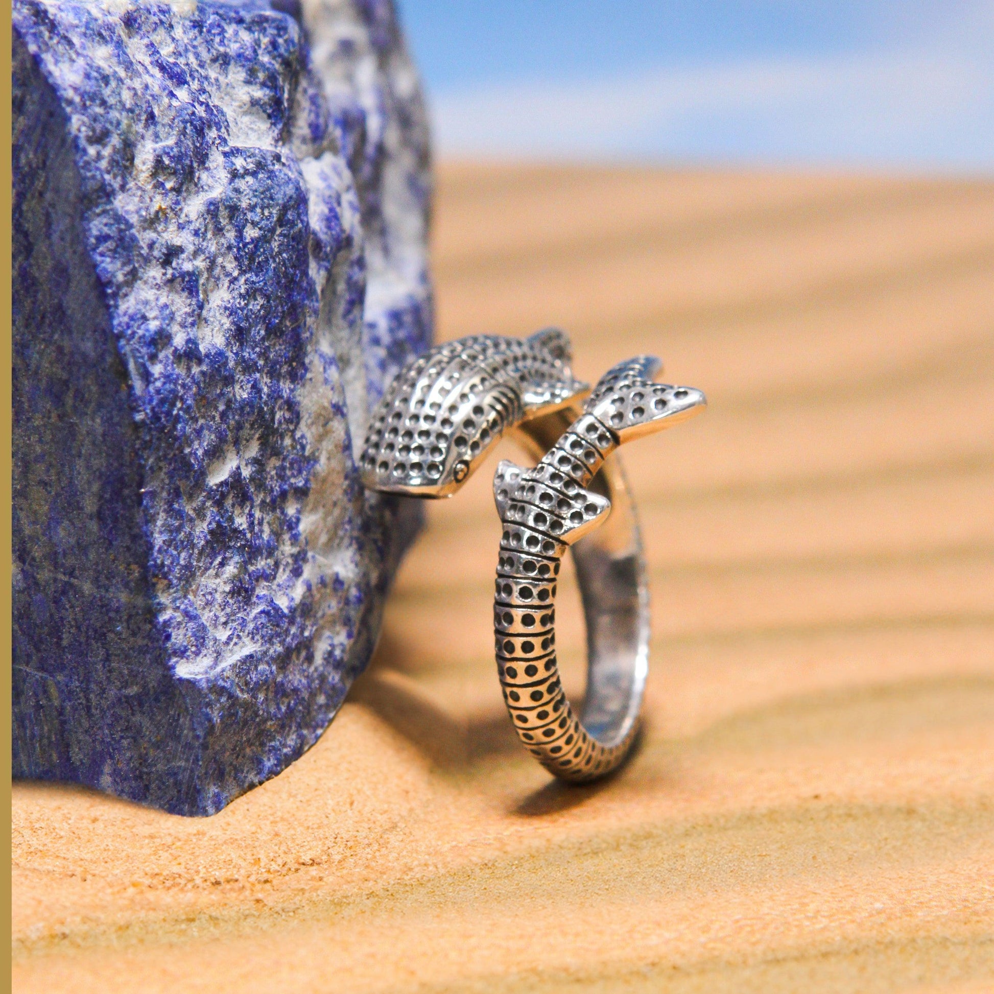 Whale Shark Sterling Silver Ring TRI1652