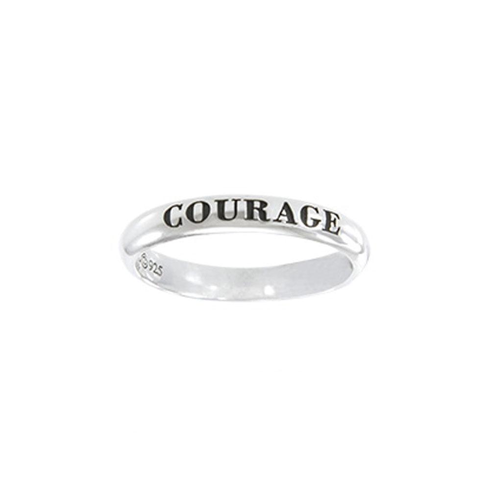 COURAGE Sterling Silver Ring TRI1666