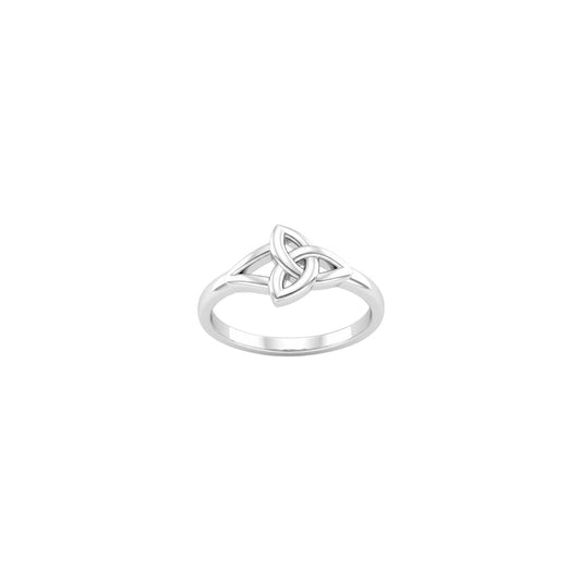 Celtic Trinity Knot Sterling Silver Ring TRI1691*