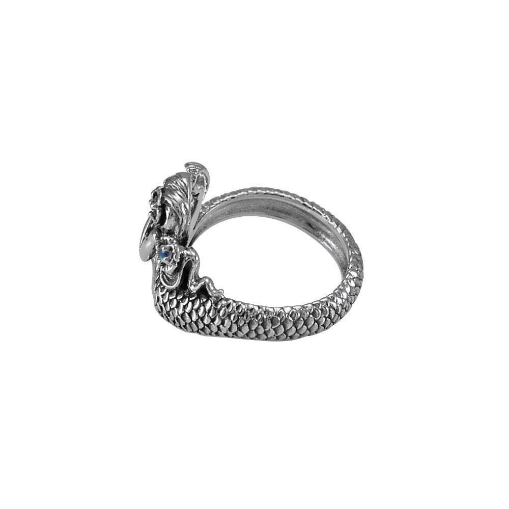 Mermaid Wrap Around Ring with Gem TRI1710