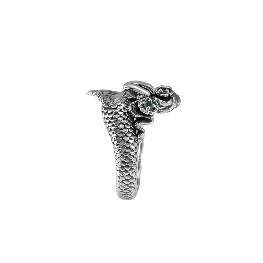 Mermaid Wrap Around Ring with Gem TRI1710