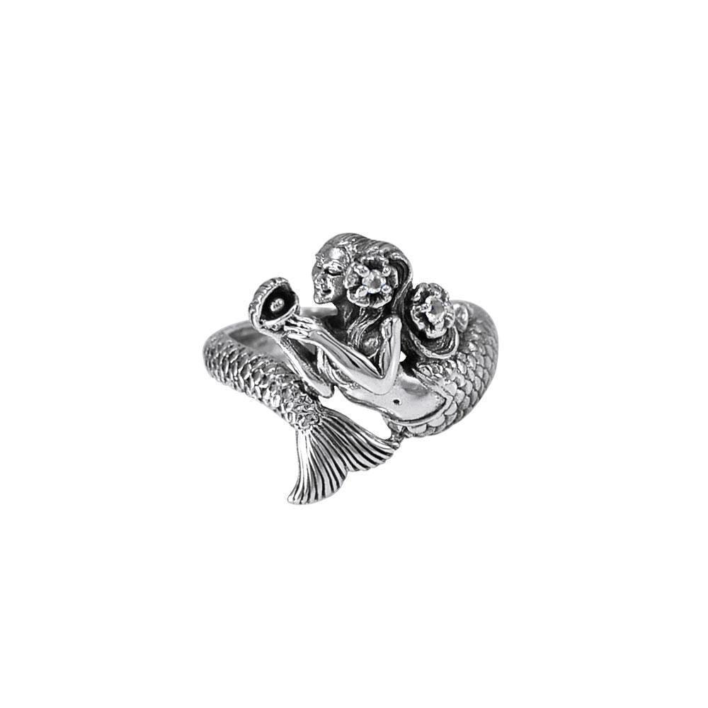Mermaid Wrap Around Ring with Gem TRI1710