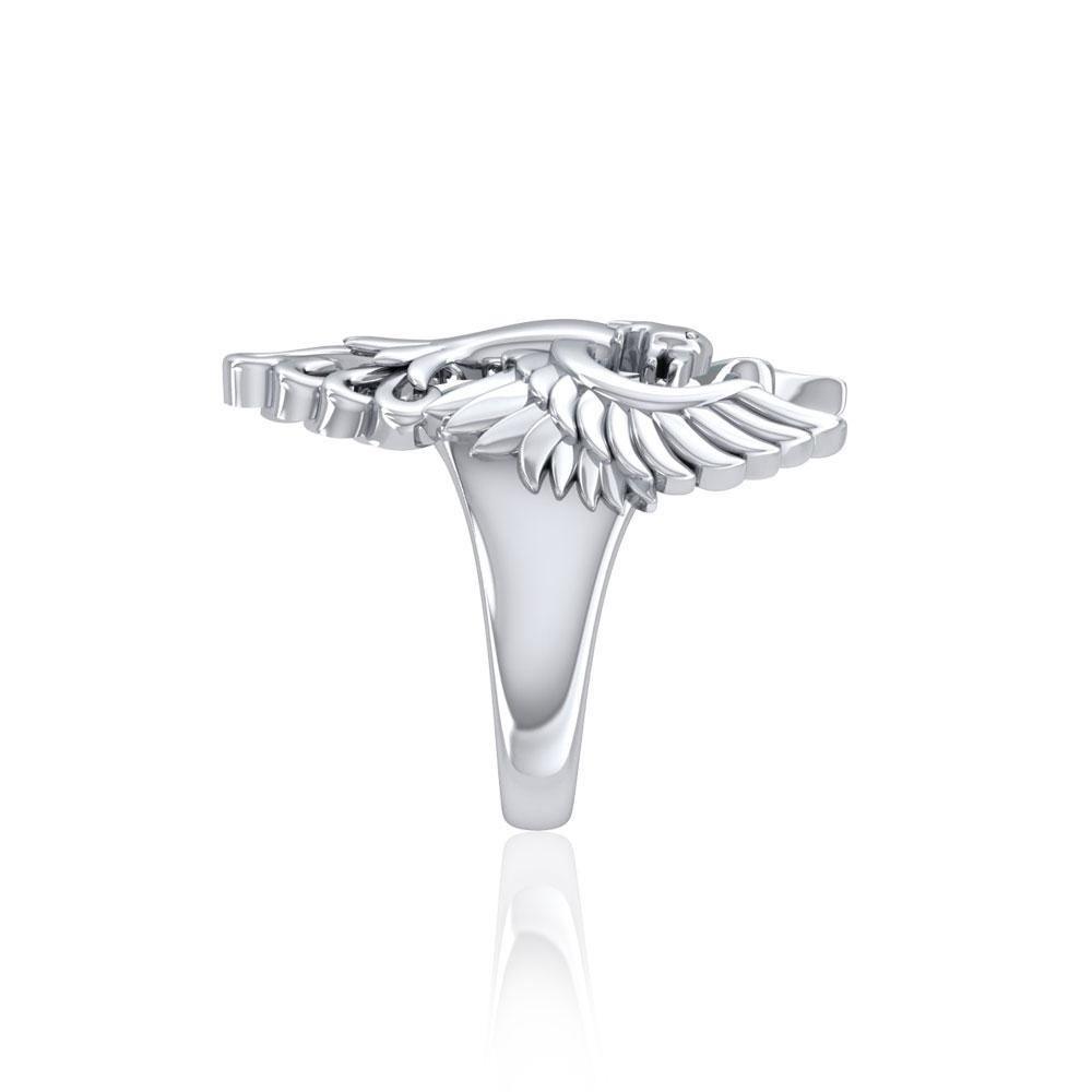 Majestic Phoenix Silver Ring TRI1743