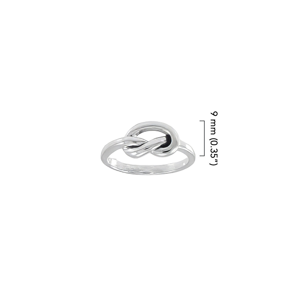 Rope Knot Sterling Silver Ring TRI1757*