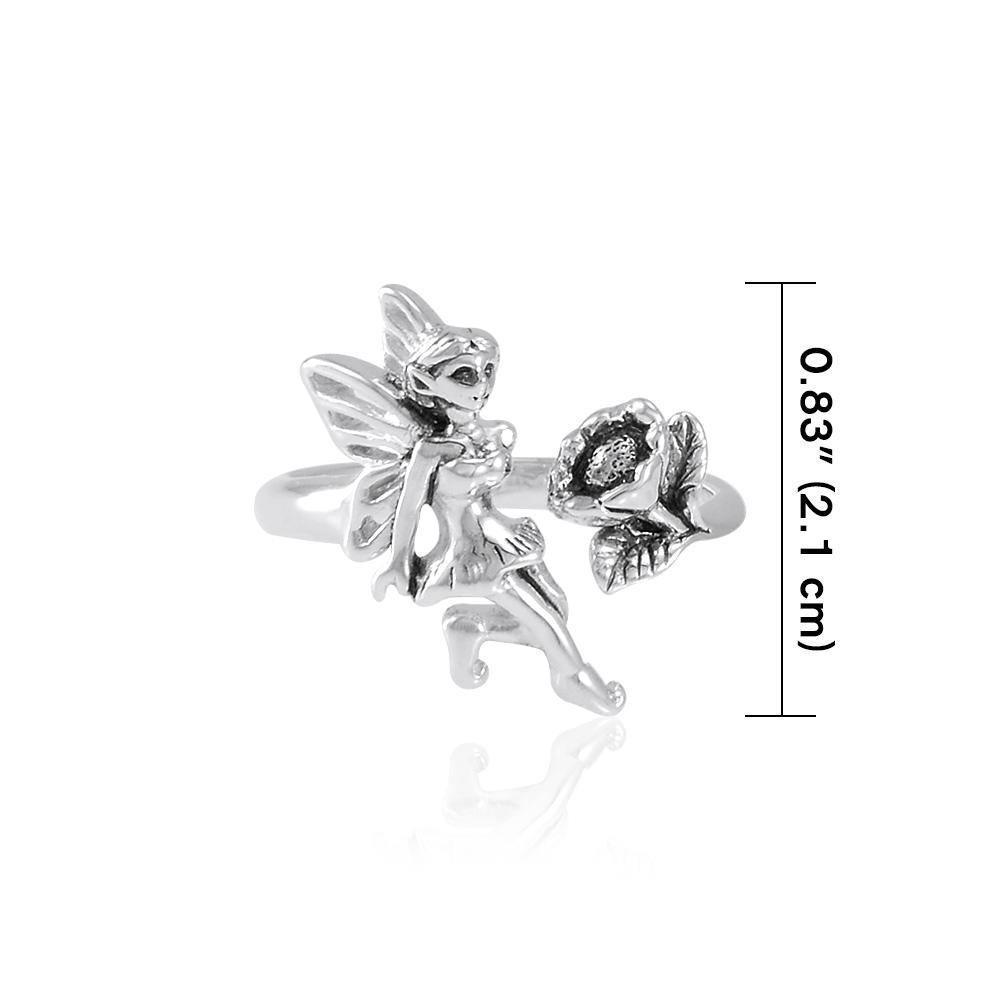 Fairy and Flower Silver Ring TRI1824