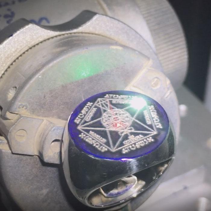 Highest Sigil Silver Ring TRI1893
