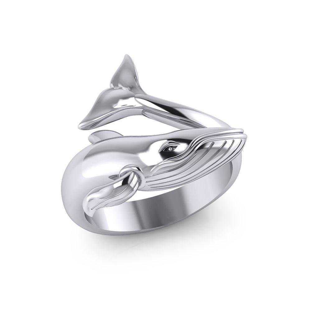 Blue Whale Sterling Silver Ring TRI1926