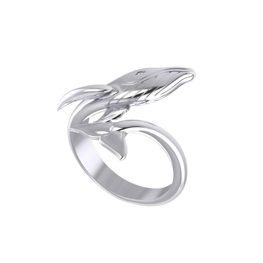 Blue Whale Sterling Silver Ring TRI1927