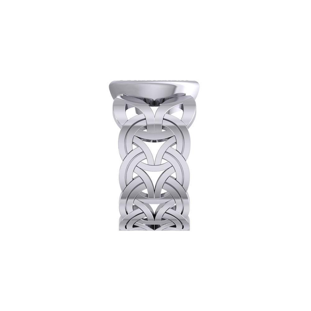 Borre Silver Ring with Gemstones TRI1948