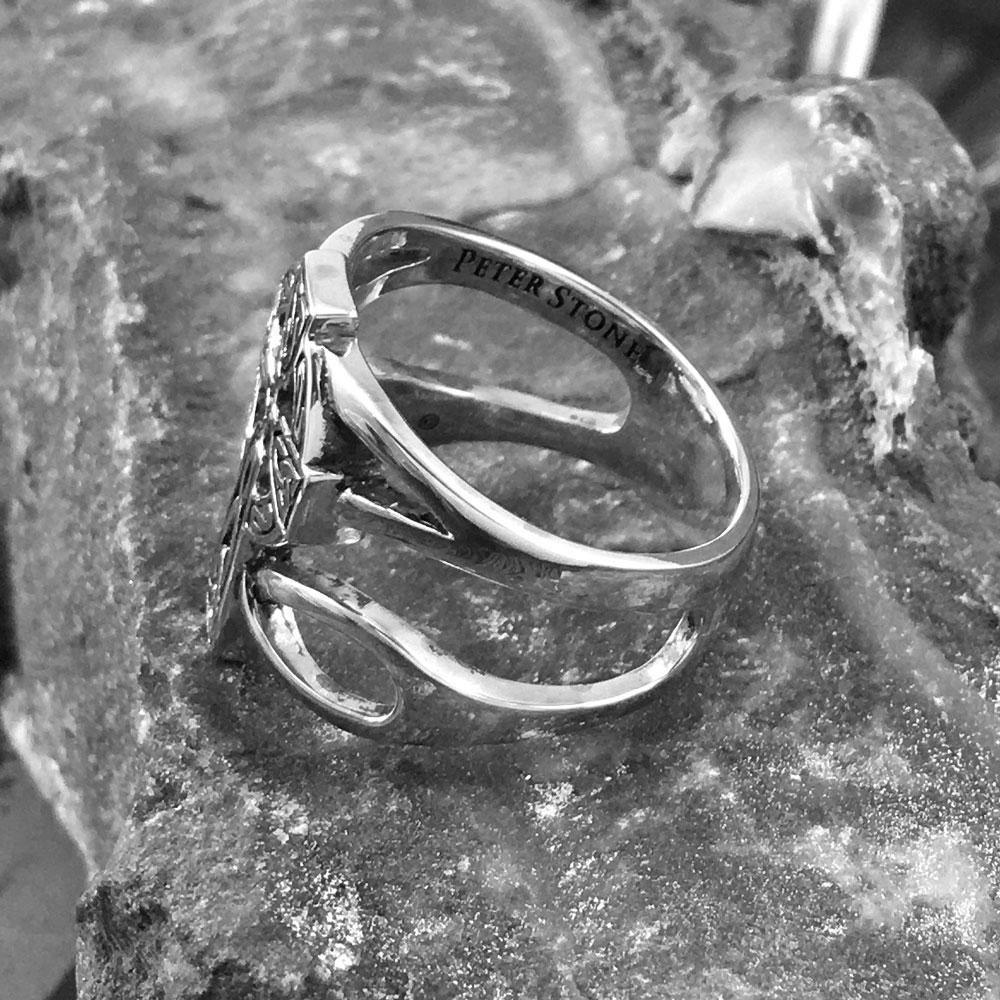 Celtic Cross with Infinity Silver Ring TRI1952