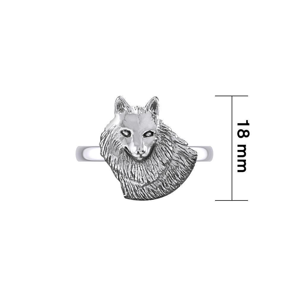 Wonderful Wolf Sterling Silver Ring TRI2125