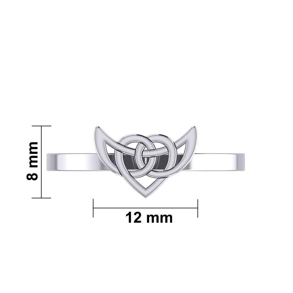 Celtic Knotwork Silver Ring TRI2166