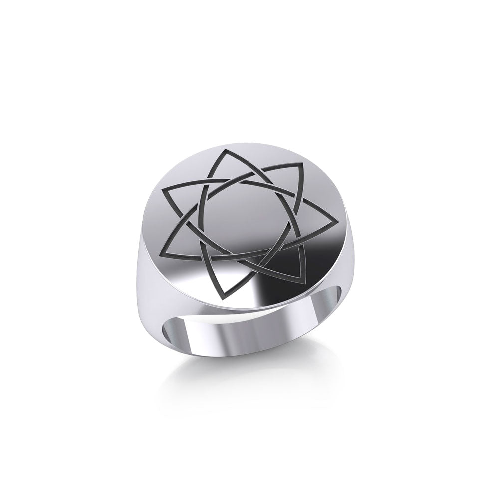 Elven Star Silver Ring TRI2259