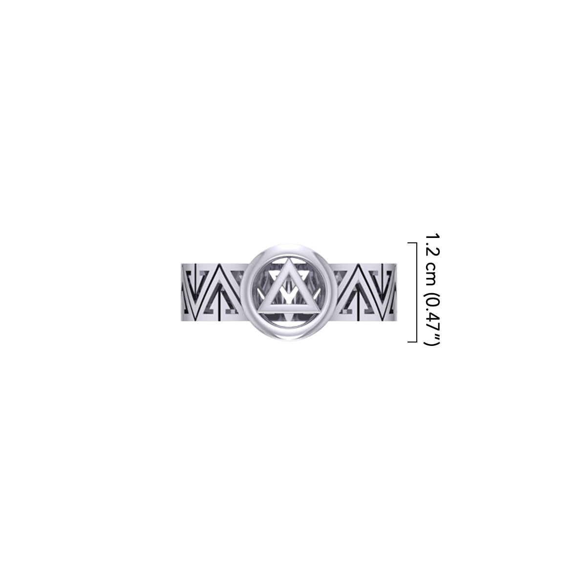 Recovery Silver Band Ring TRI2269