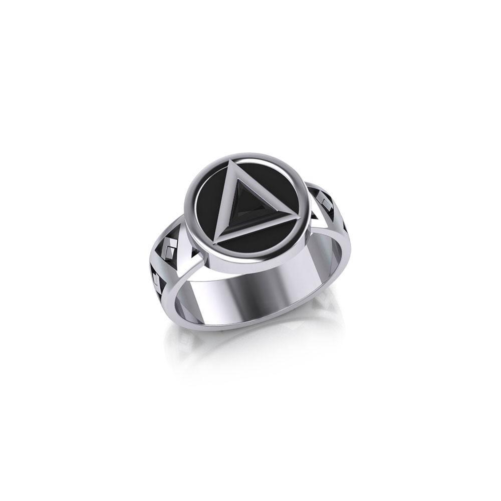 Recovery Band Ring with Gem TRI2274