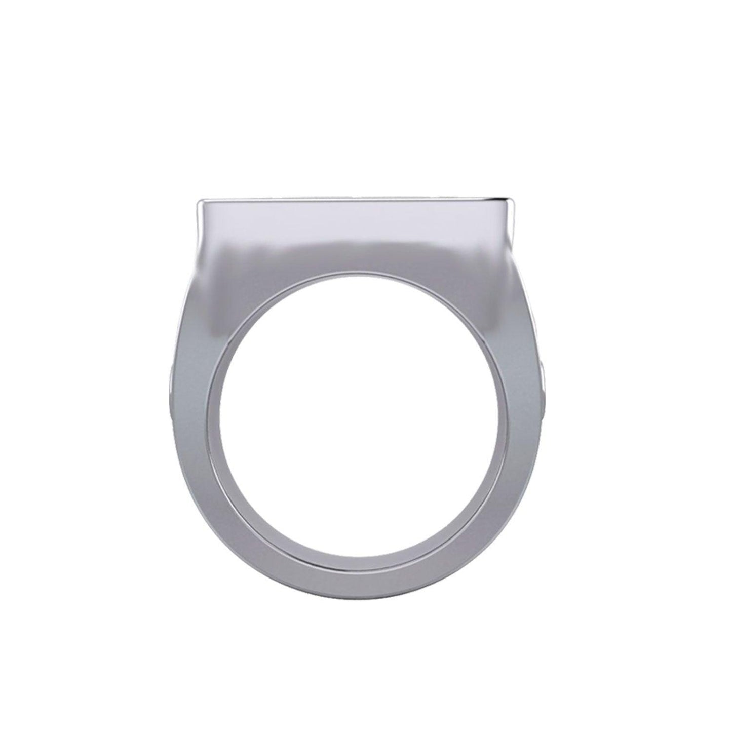 Eye of Providence Silver Ring With Eye of Horus Side TRI2412