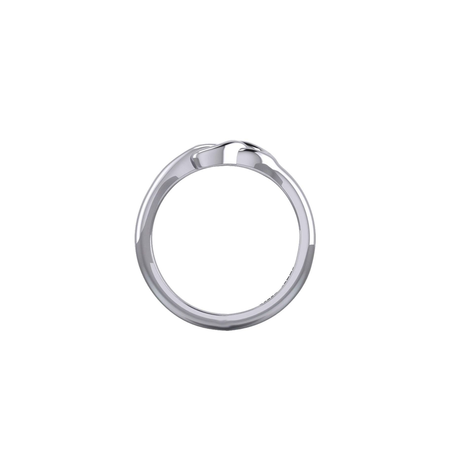 Peter Stone Jewelry Sterling Silver Celtic Heart Ring - Timeless Elegance and Symbolic Beauty for Your Fingers TRI2418 - Wholesale Jewelry