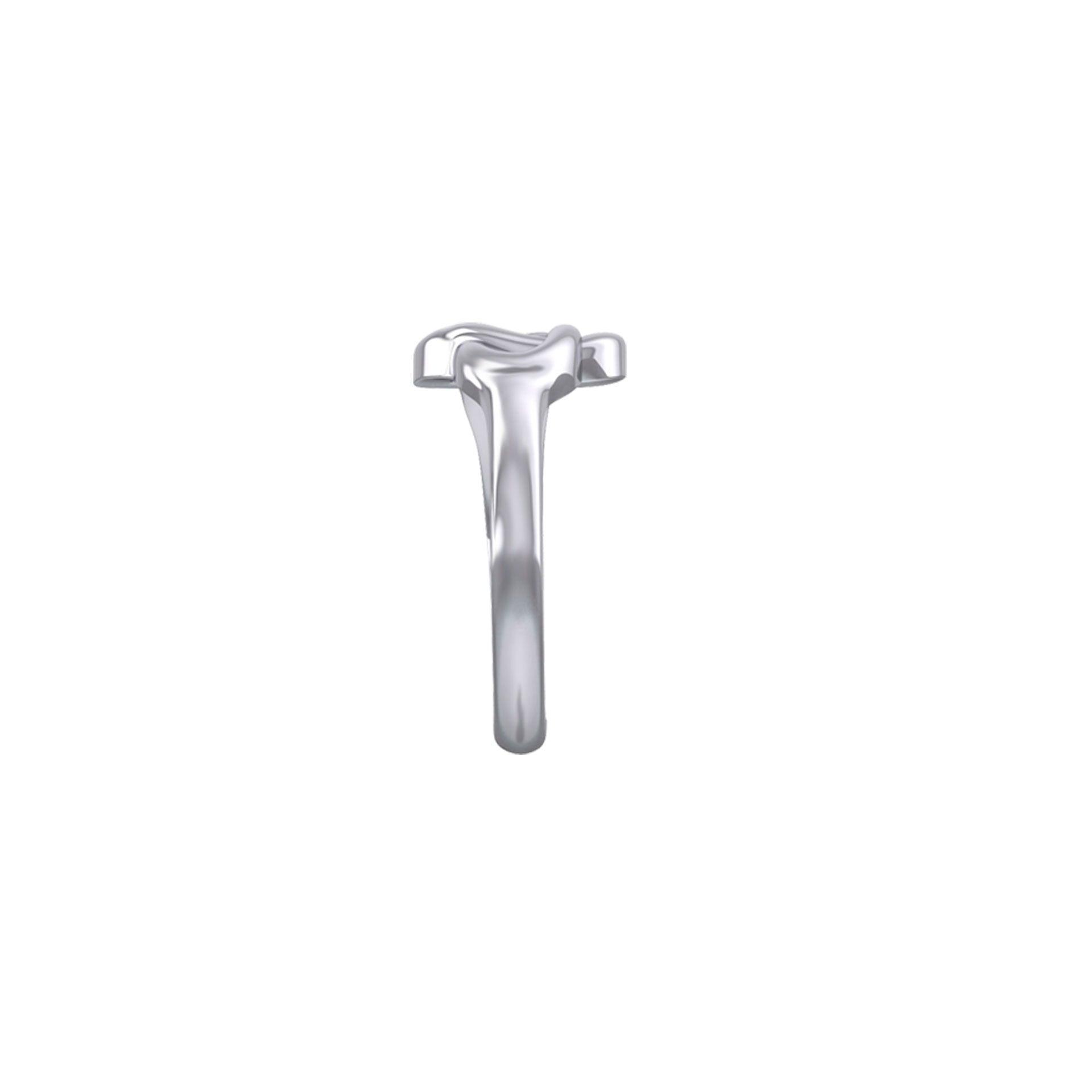 Peter Stone Jewelry Sterling Silver Celtic Heart Ring - Timeless Elegance and Symbolic Beauty for Your Fingers TRI2418 - Wholesale Jewelry